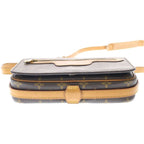 Louis Vuitton Monogram Saint Germain 24 Shoulder Bag Brown Leather Gold — view 4