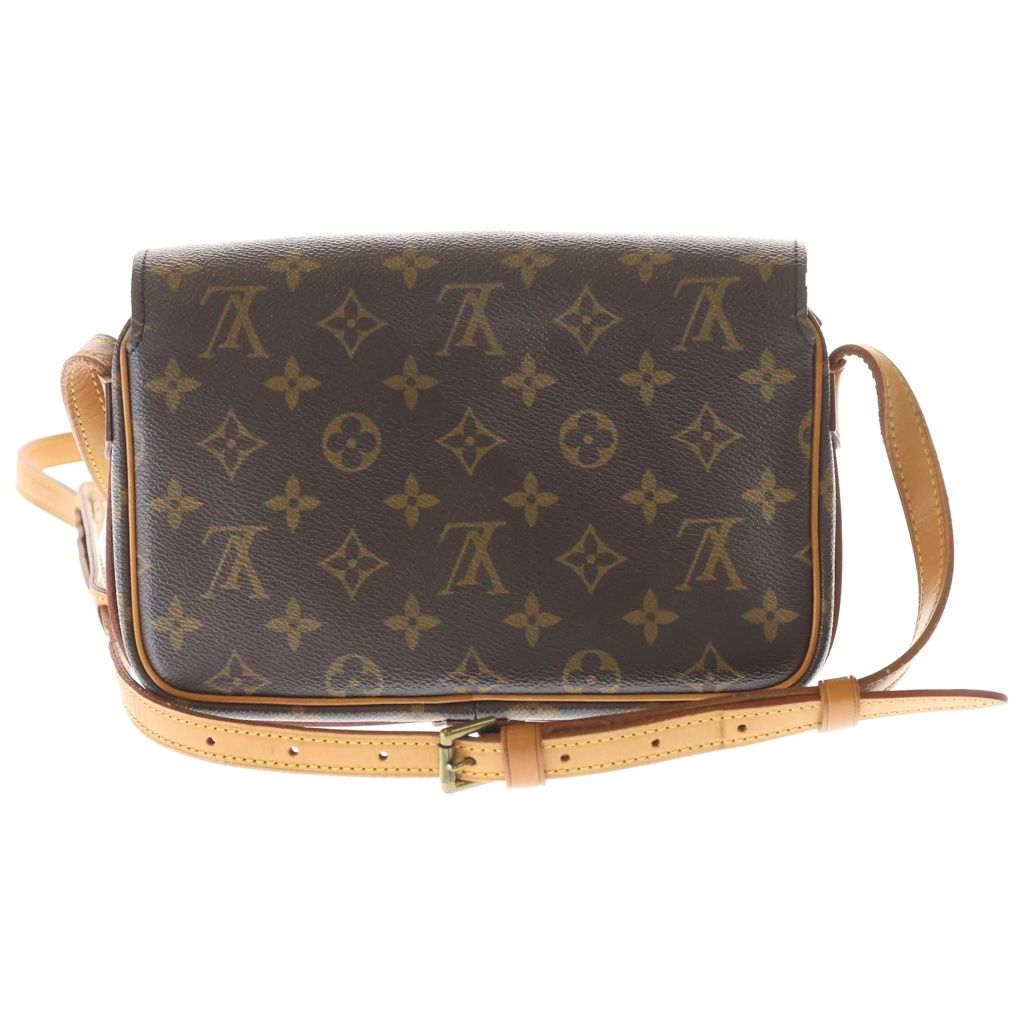 Louis Vuitton Monogram Saint Germain 24 Shoulder Bag Brown Leather Gold — view 2