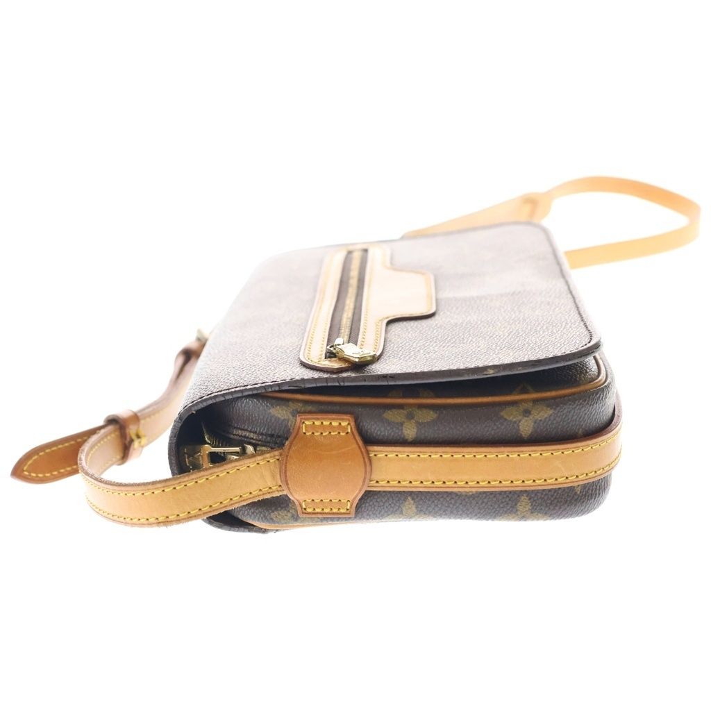Louis Vuitton Monogram Saint Germain 24 Shoulder Bag Brown Leather Gold — view 3