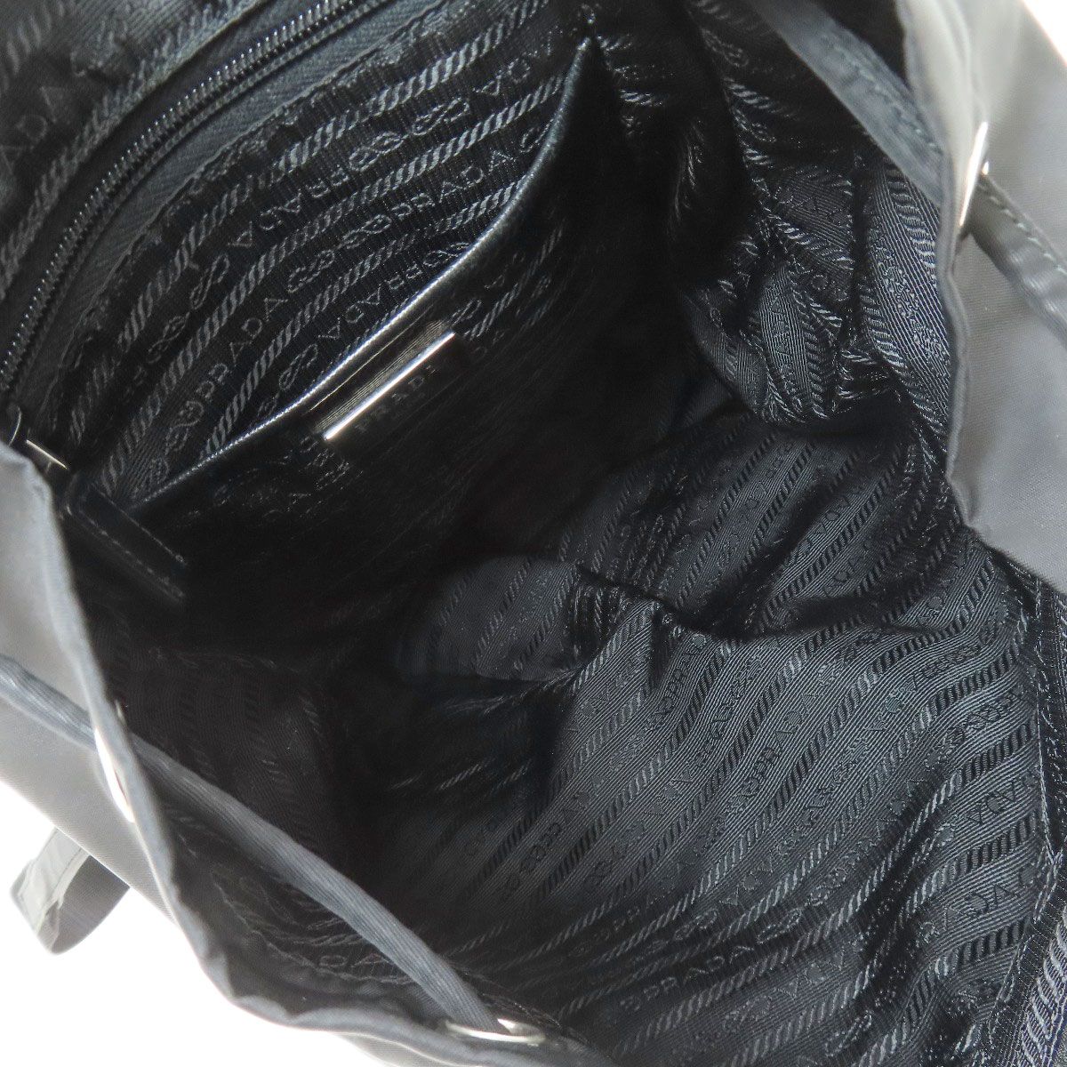 Prada Logo Backpack Nylon — view 5