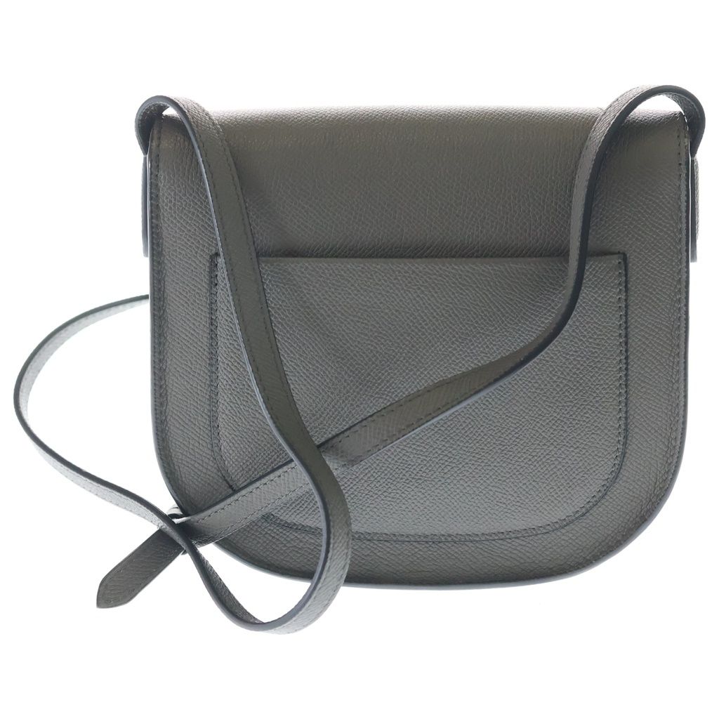 Celine Trotter Shoulder Bag Gray Leather Gold — view 2
