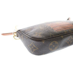Louis Vuitton Monogram Mini Pochette Trunk & Lock Pouch Case Brown Gold — view 5