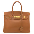 Hermes Birkin 30 Gold Handbag Courchevel