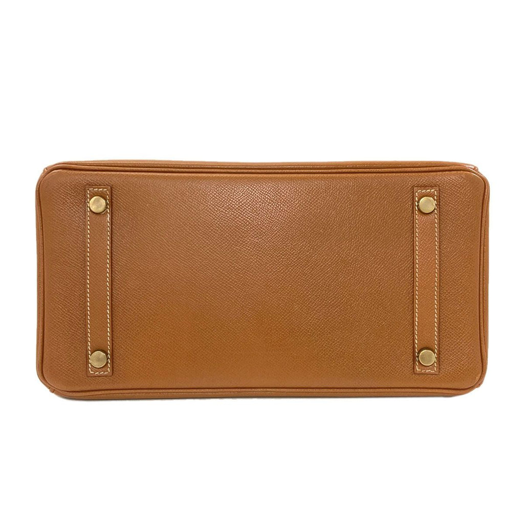 Hermes Birkin 30 Gold Handbag Courchevel — view 4
