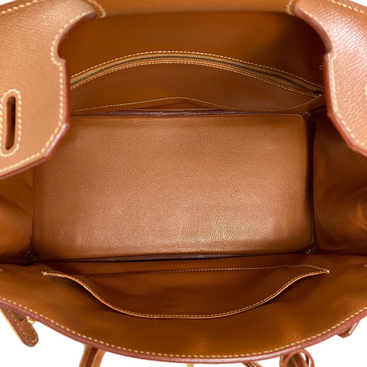 Hermes Birkin 30 Gold Handbag Courchevel — view 5