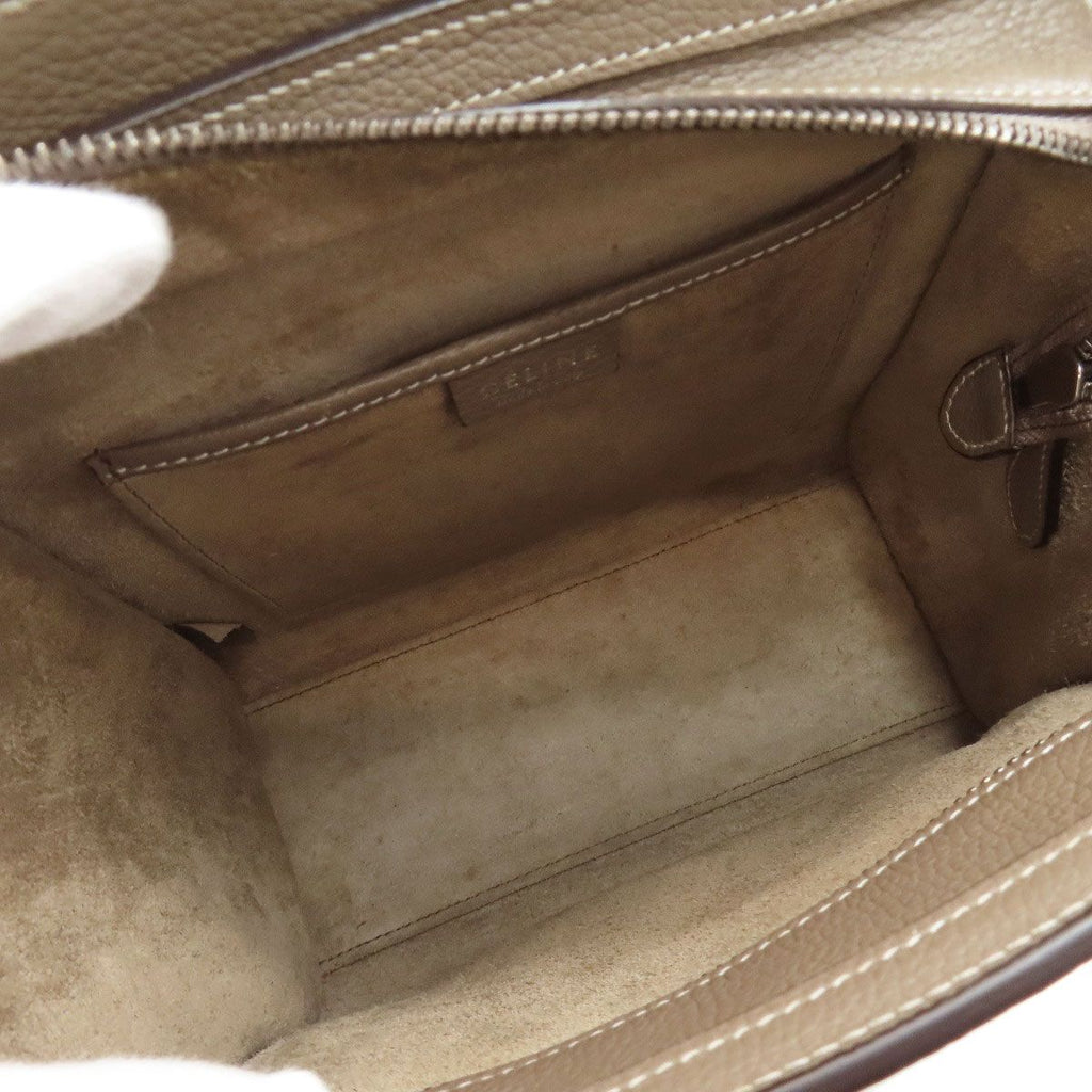 Celine Luggage Nano 2-Way Handbag Calf — view 5