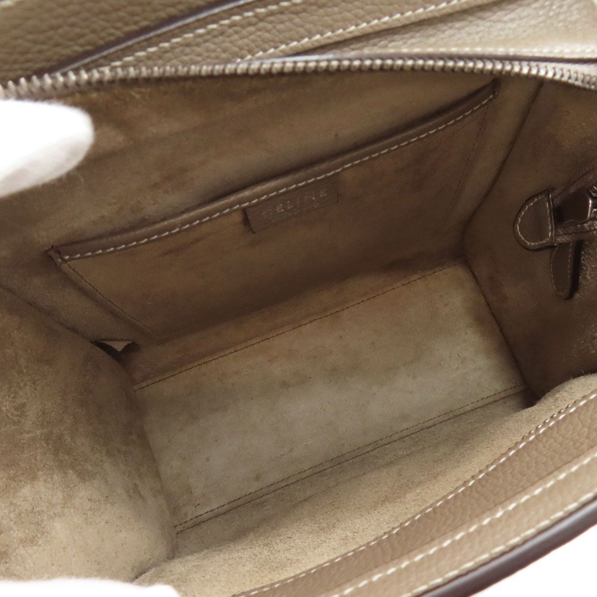 Celine Luggage Nano 2-Way Handbag Calf — view 5
