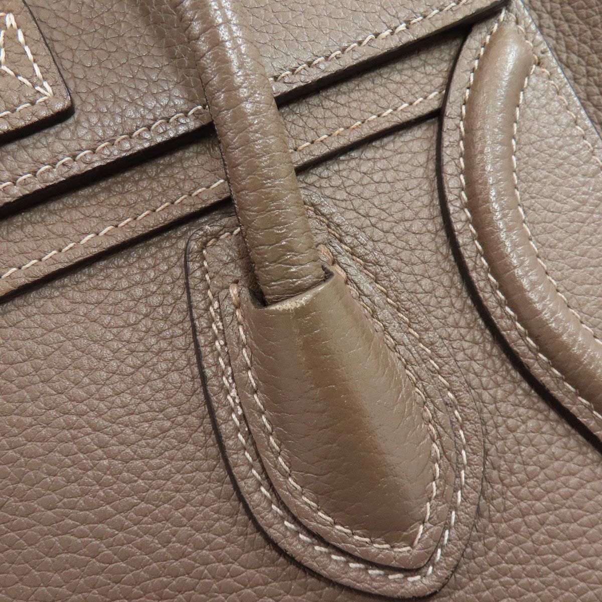 Celine Luggage Nano 2-Way Handbag Calf — view 9