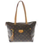 Louis Vuitton Monogram Jena PM Tote Brown Leather