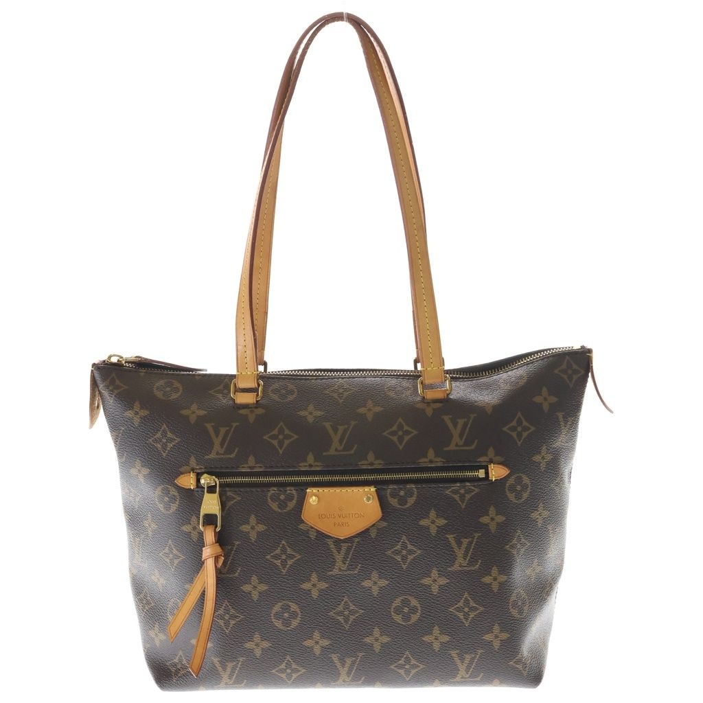 Louis Vuitton Monogram Jena PM Tote Brown Leather