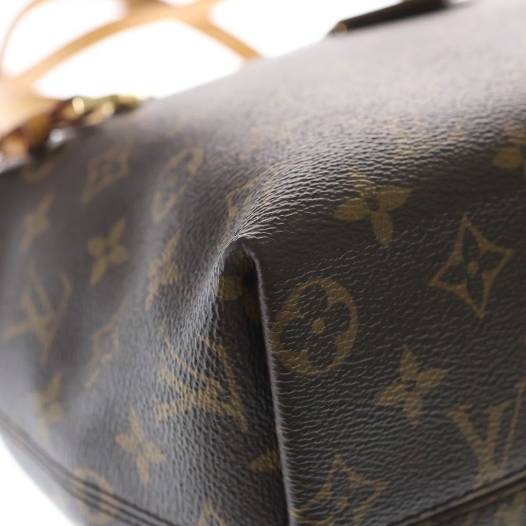 Louis Vuitton Monogram Jena PM Tote Brown Leather — view 5