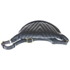 Louis Vuitton New Wave Leather Bum Body Waist Bag Pouch Black — view 2