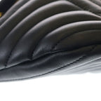 Louis Vuitton New Wave Leather Bum Body Waist Bag Pouch Black — view 5