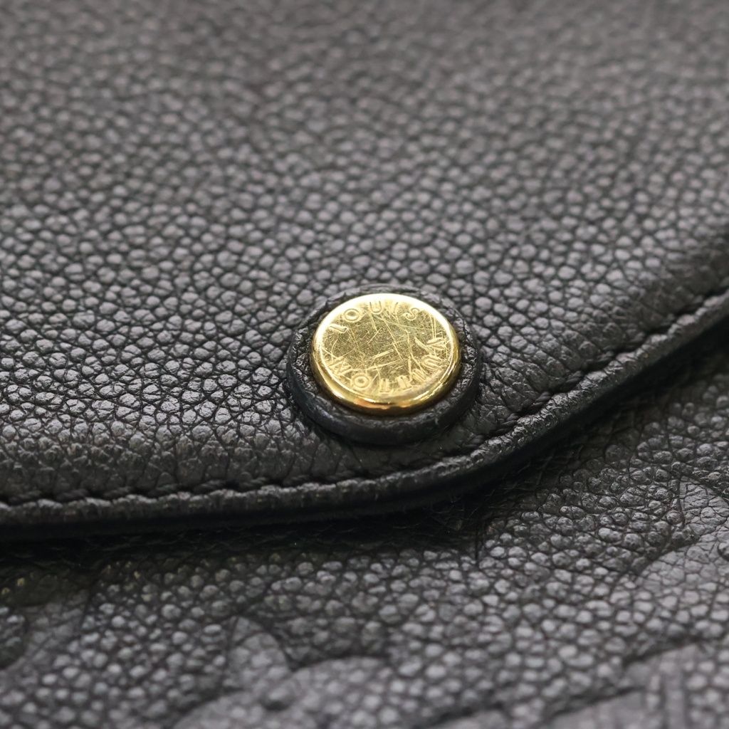 Louis Vuitton Monogram Empreinte Twice Leather Shoulder Bag Gold Black — view 6