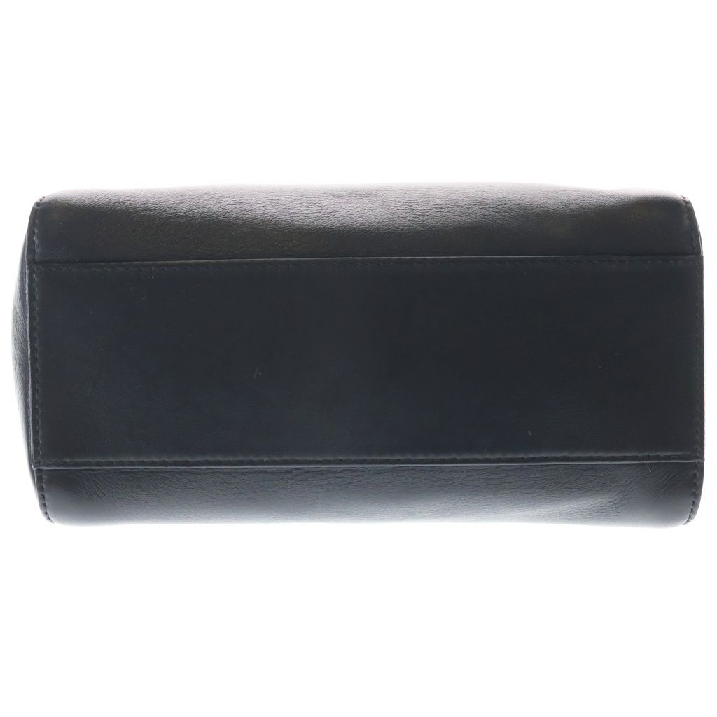 Fendi Peekaboo Leather Gold 2-Way Shoulder Bag Black — view 4