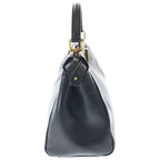 Fendi Peekaboo Leather Gold 2-Way Shoulder Bag Black — view 3