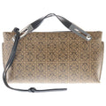 Loewe Anagram Missy Small Leather 2-Way Bag Silver Black Brown
