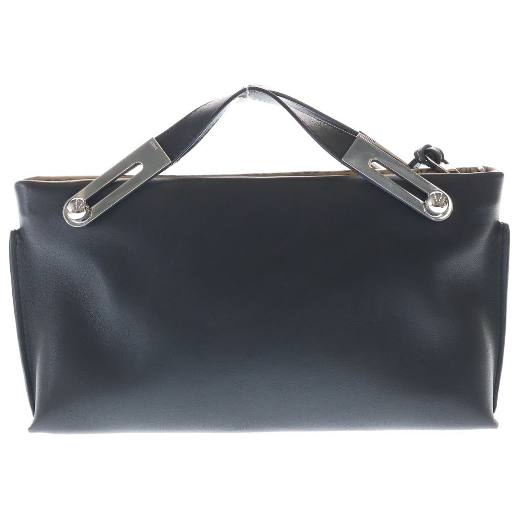 Loewe Anagram Missy Small Leather 2-Way Bag Silver Black Brown — view 2