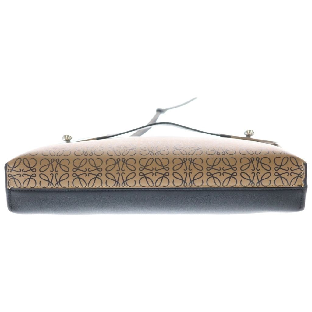 Loewe Anagram Missy Small Leather 2-Way Bag Silver Black Brown — view 4