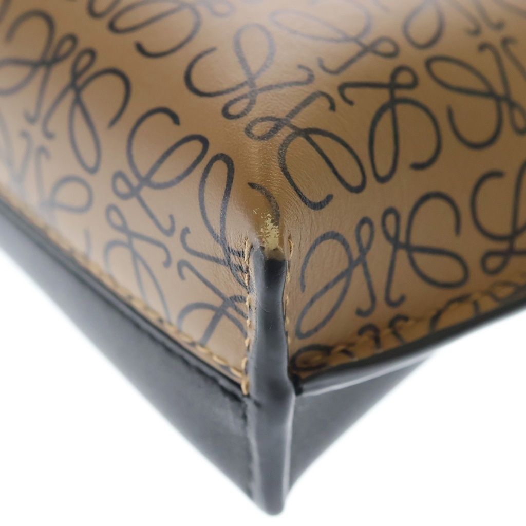 Loewe Anagram Missy Small Leather 2-Way Bag Silver Black Brown — view 7