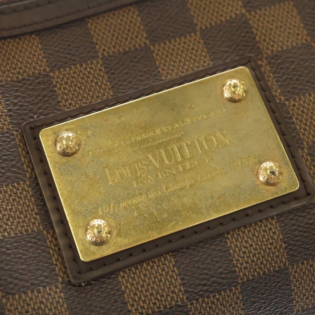 Louis Vuitton Damier Thames GM Shoulder Bag Leather Brown — view 6