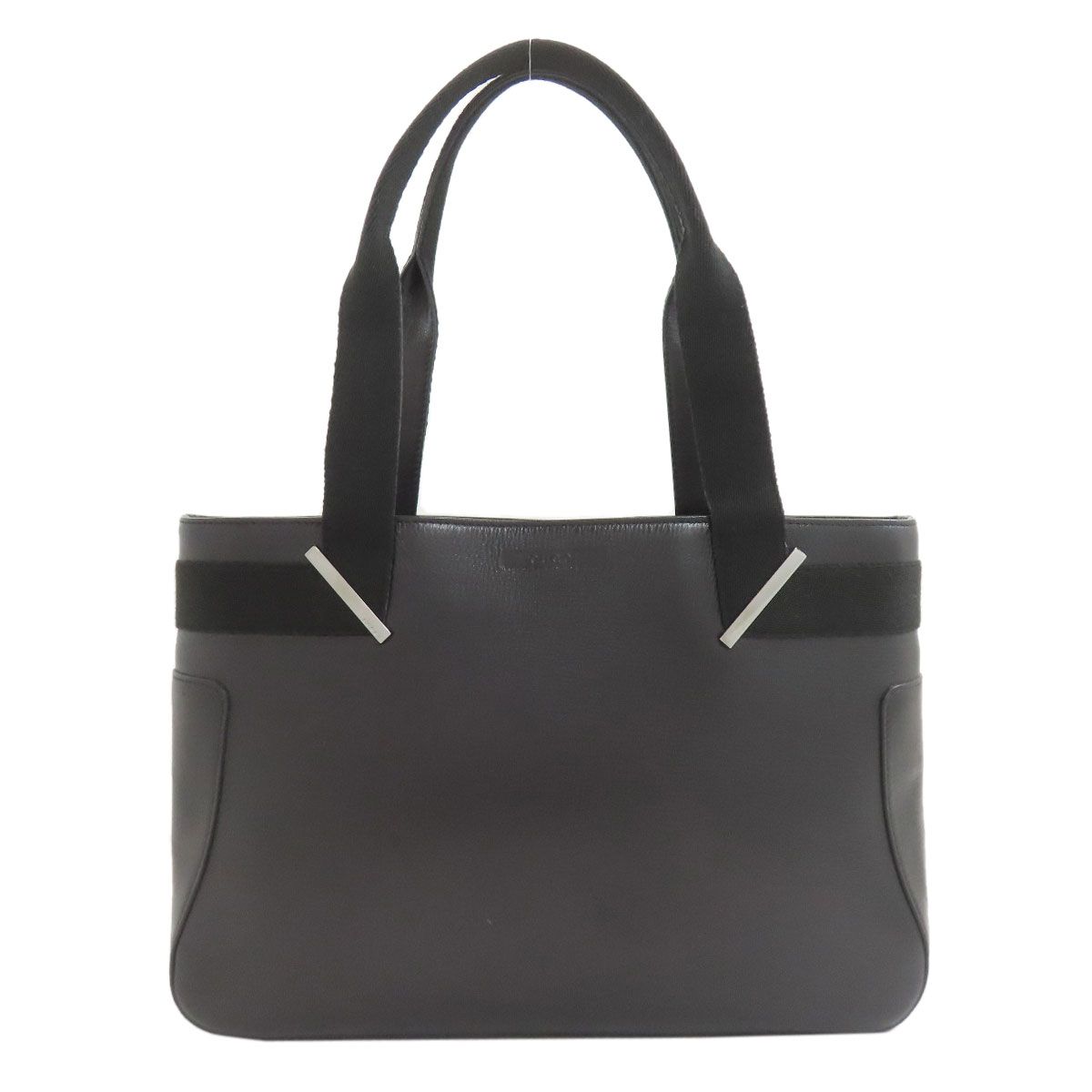 Gucci Logo Handbag Leather