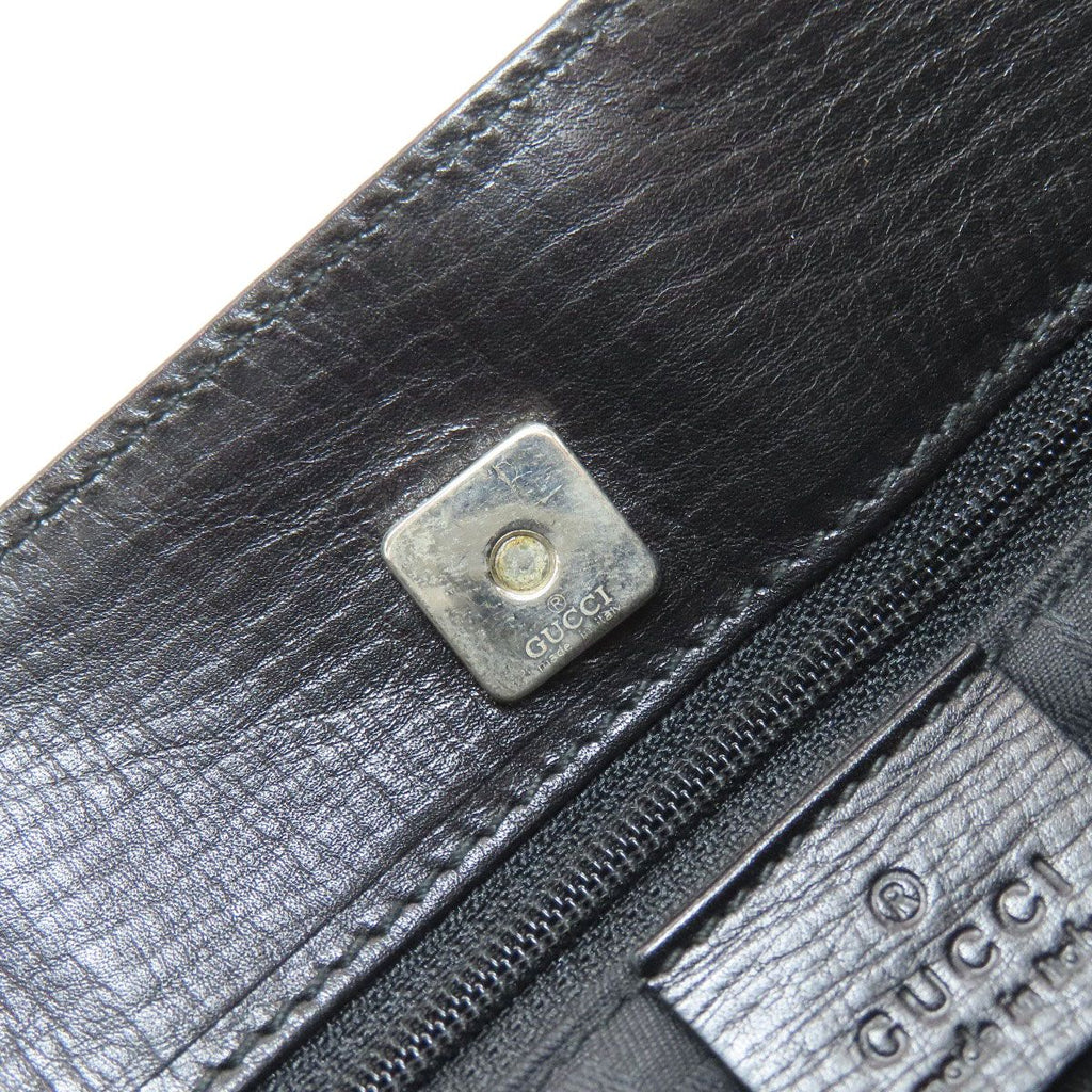 Gucci Logo Handbag Leather — view 7