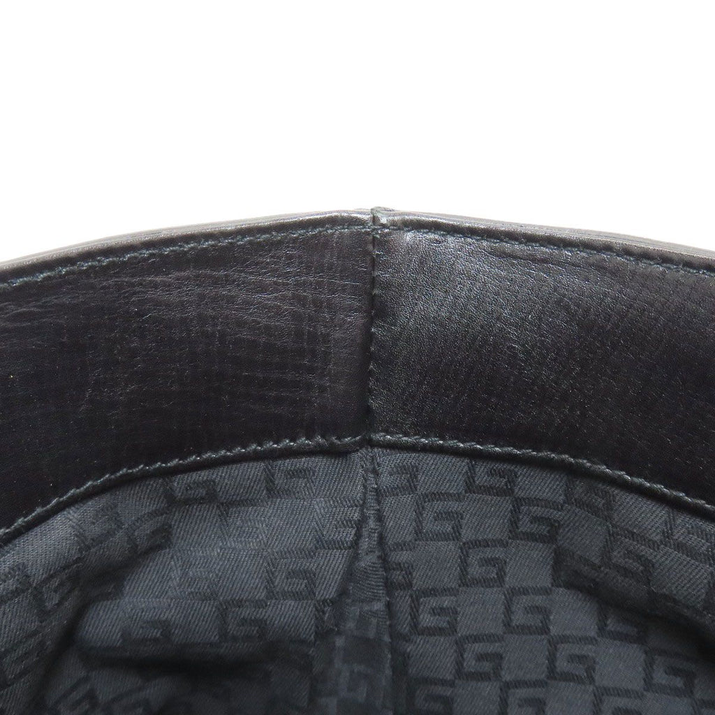 Gucci Logo Handbag Leather — view 8