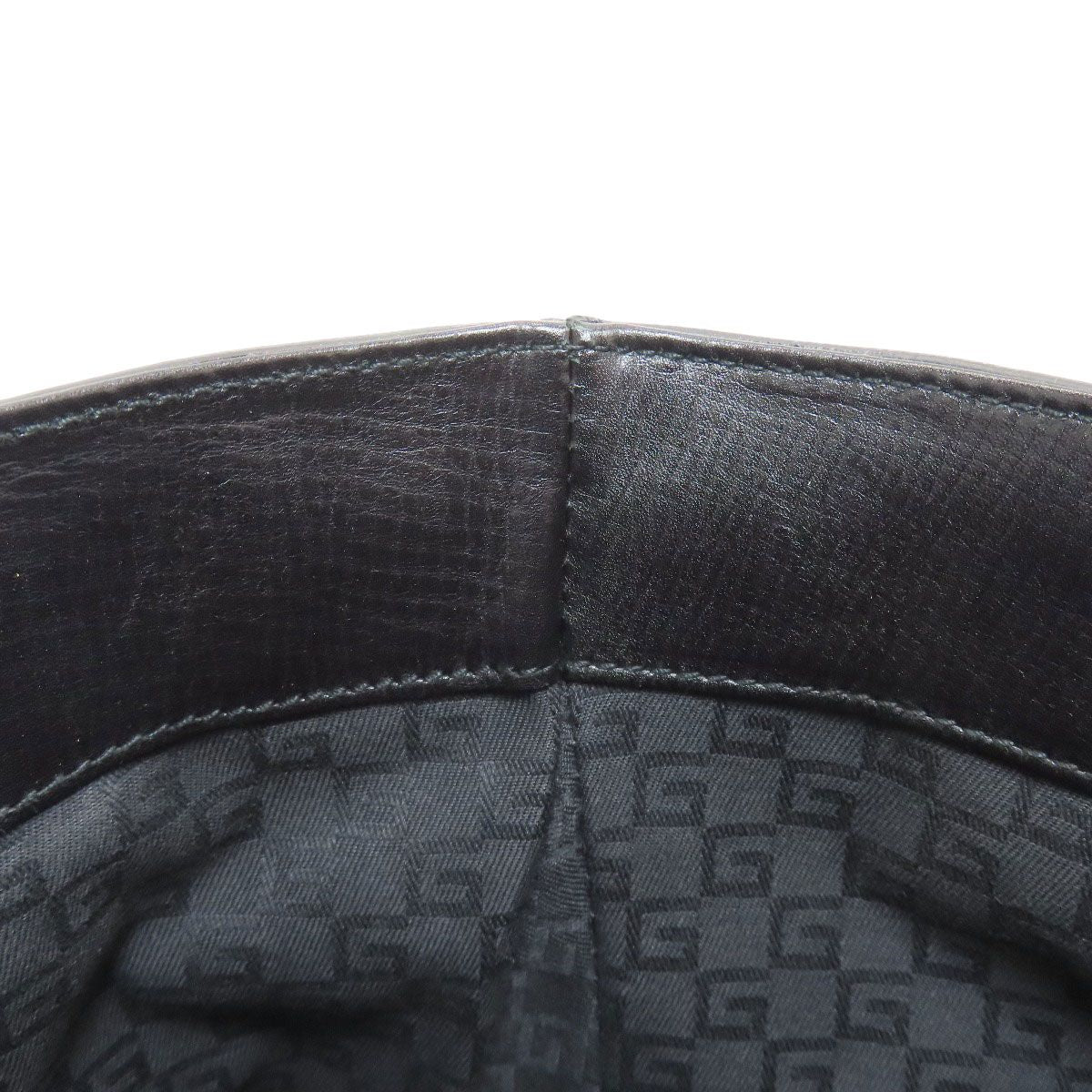 Gucci Logo Handbag Leather — view 8