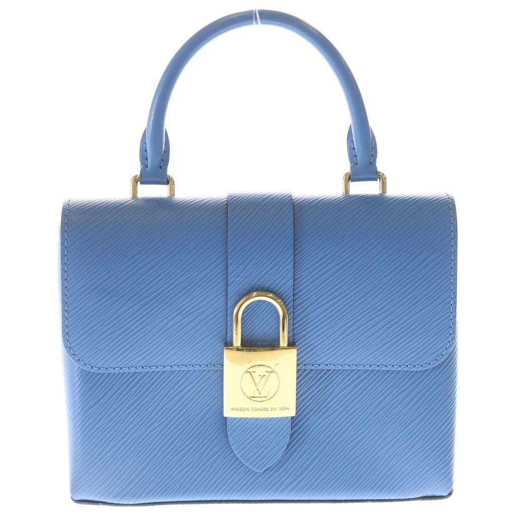 Louis Vuitton Epi Locky BB Leather 2-Way Shoulder Bag Blue