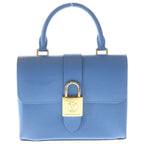 Louis Vuitton Epi Locky BB Leather 2-Way Shoulder Bag Blue