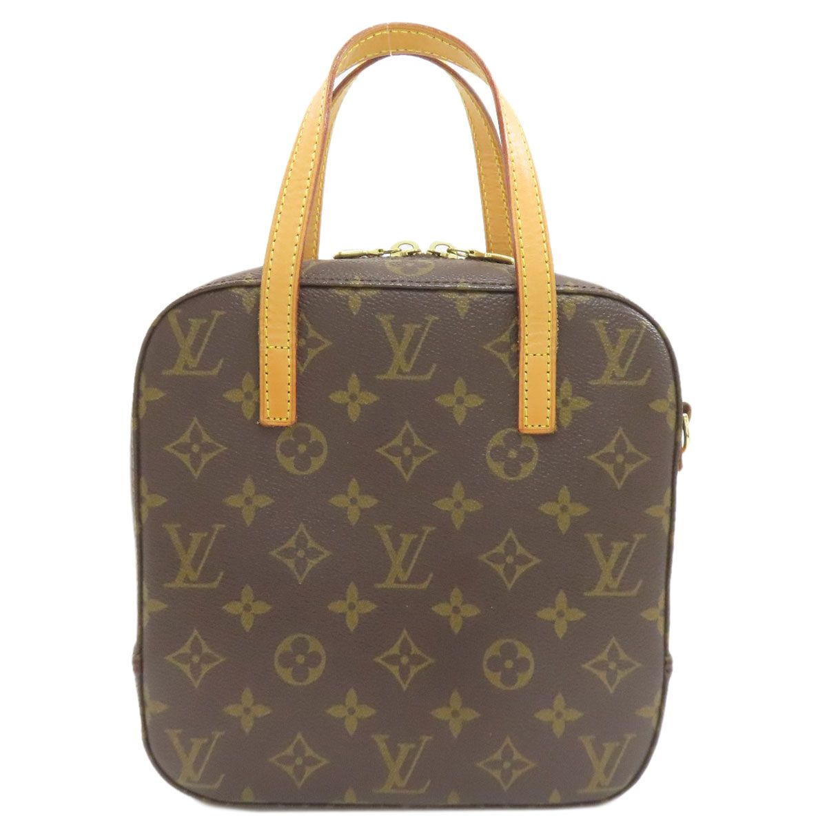 Louis Vuitton Spontini Handbag Monogram Canvas — view 2