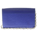 Louis Vuitton Epi Portefeuille Twist Chain Flamingo Leather Shoulder Bag Wallet — view 2