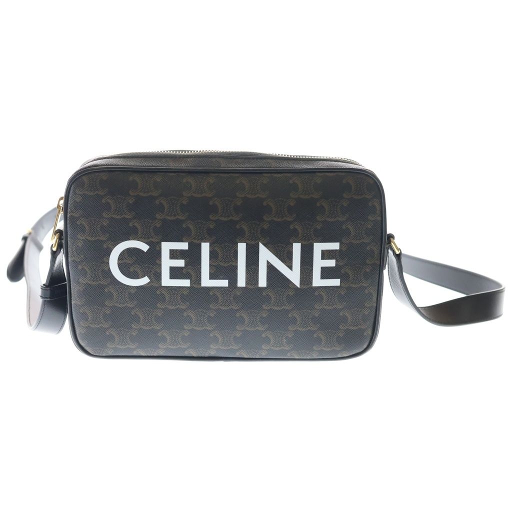 Celine Triomphe Shoulder Bag Brown