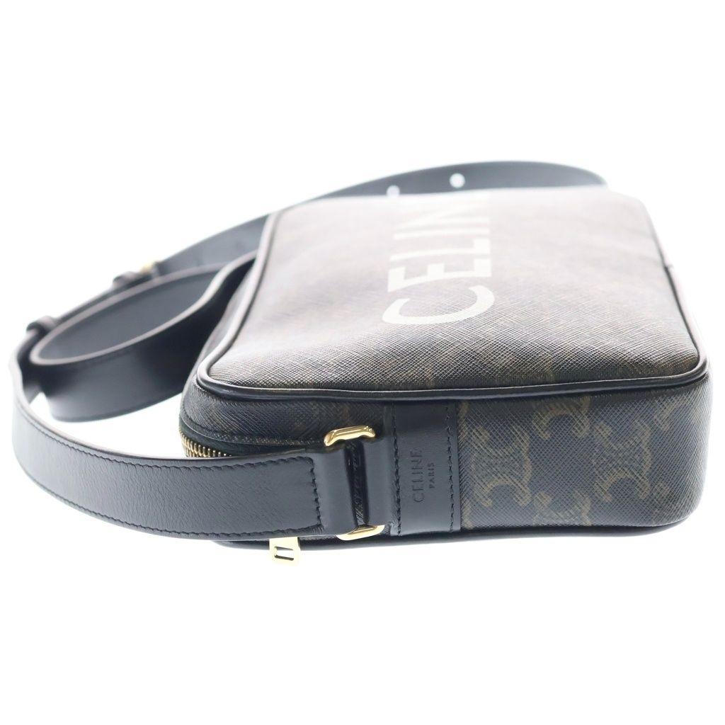 Celine Triomphe Shoulder Bag Brown — view 3