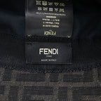 Fendi Zucca Pattern FF Logo Bucket Hat Brown — view 7