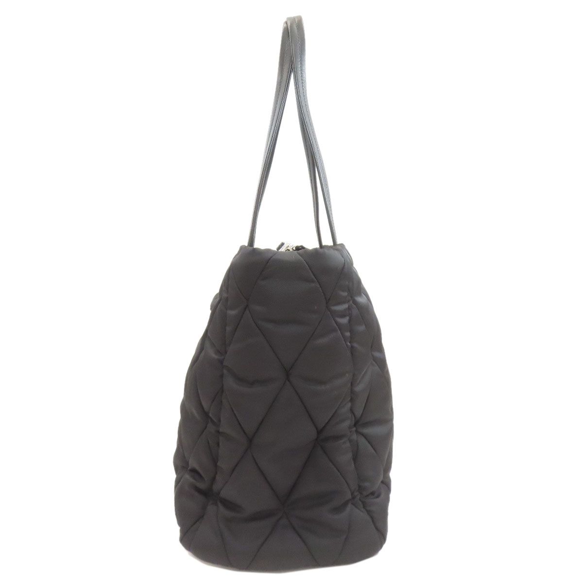 Prada Logo Quilted Tote Nylon — view 3