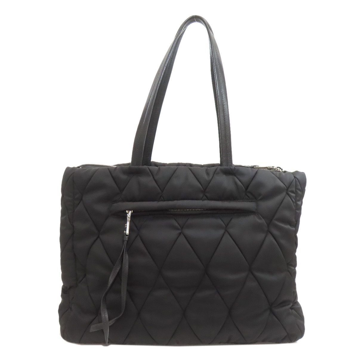 Prada Logo Quilted Tote Nylon — view 2