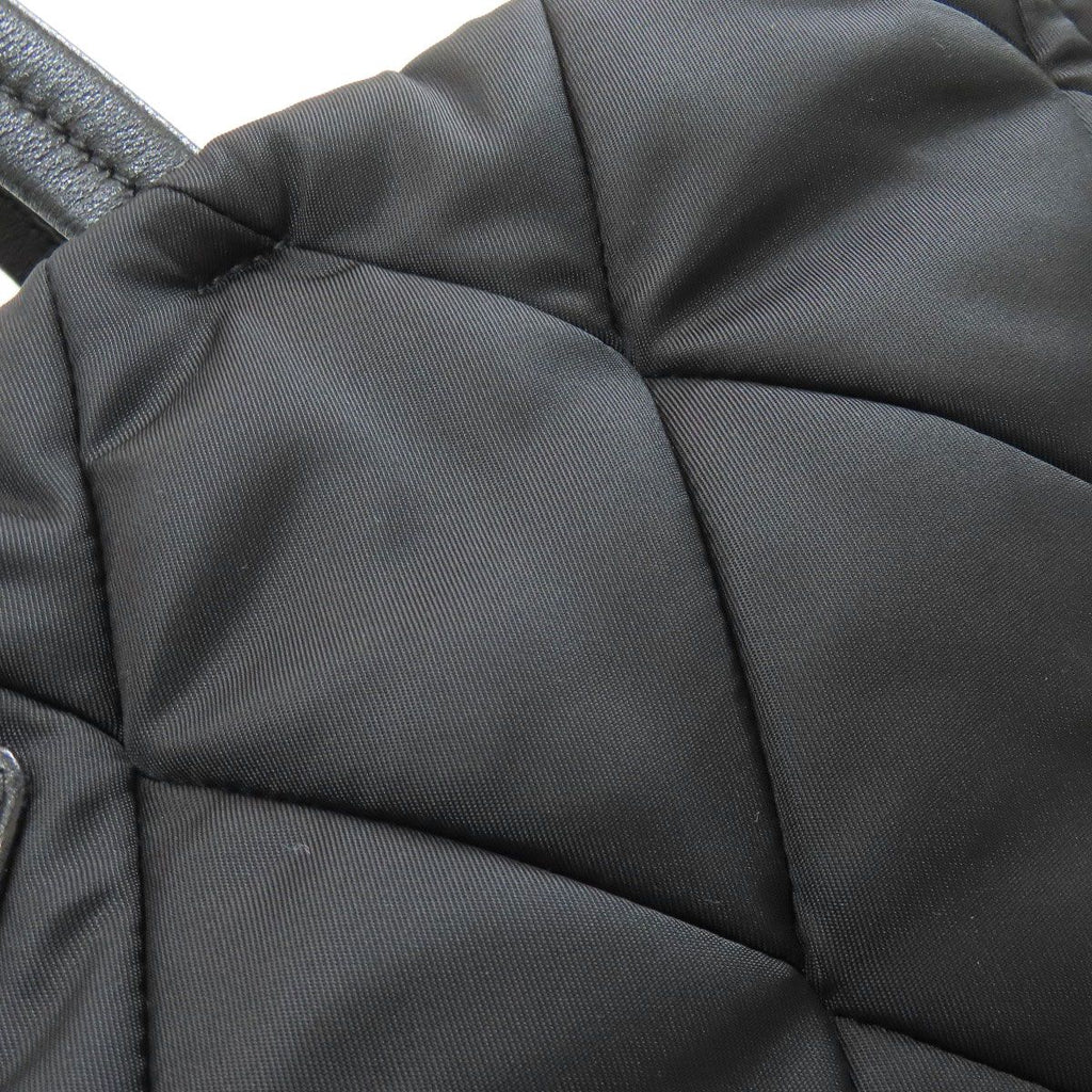 Prada Logo Quilted Tote Nylon — view 9
