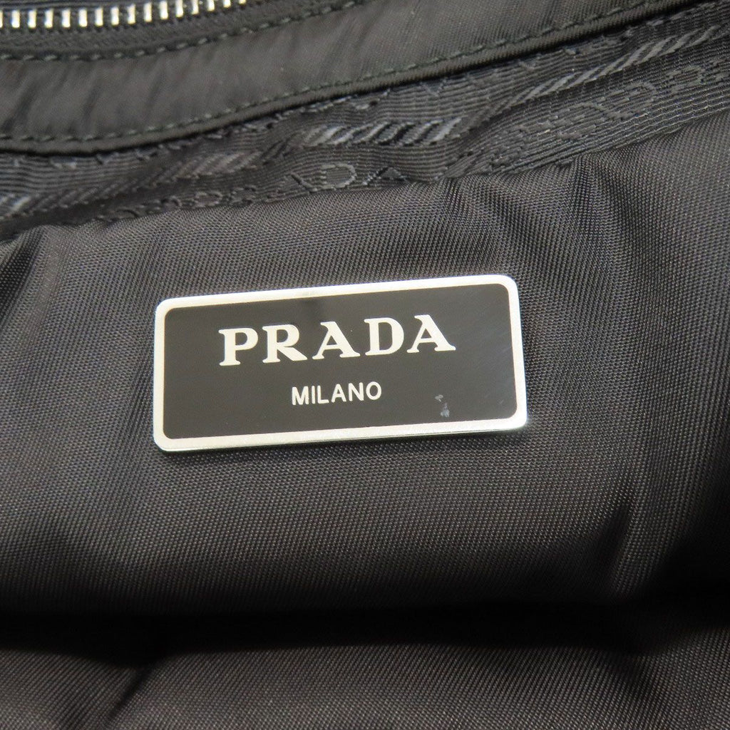 Prada Logo Quilted Tote Nylon — view 6
