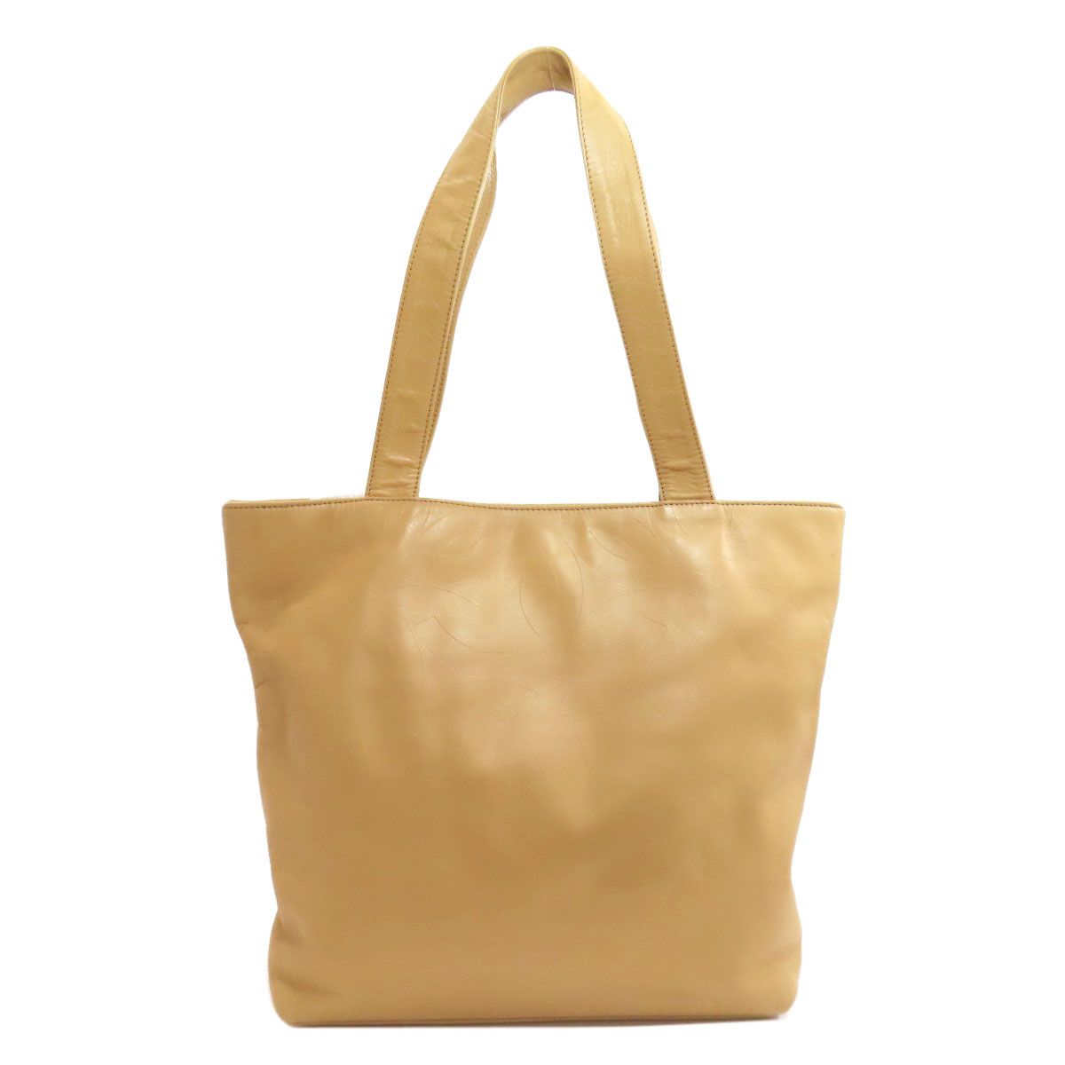 Chanel CC Logo Gold Tote Calf — view 2