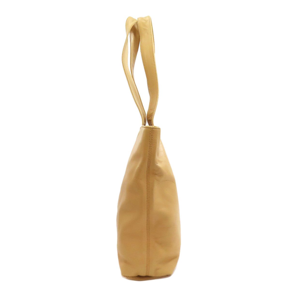 Chanel CC Logo Gold Tote Calf — view 3