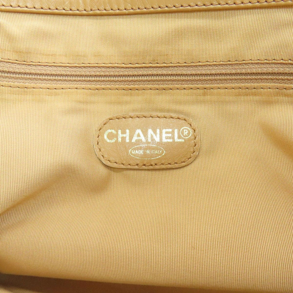 Chanel CC Logo Gold Tote Calf — view 6