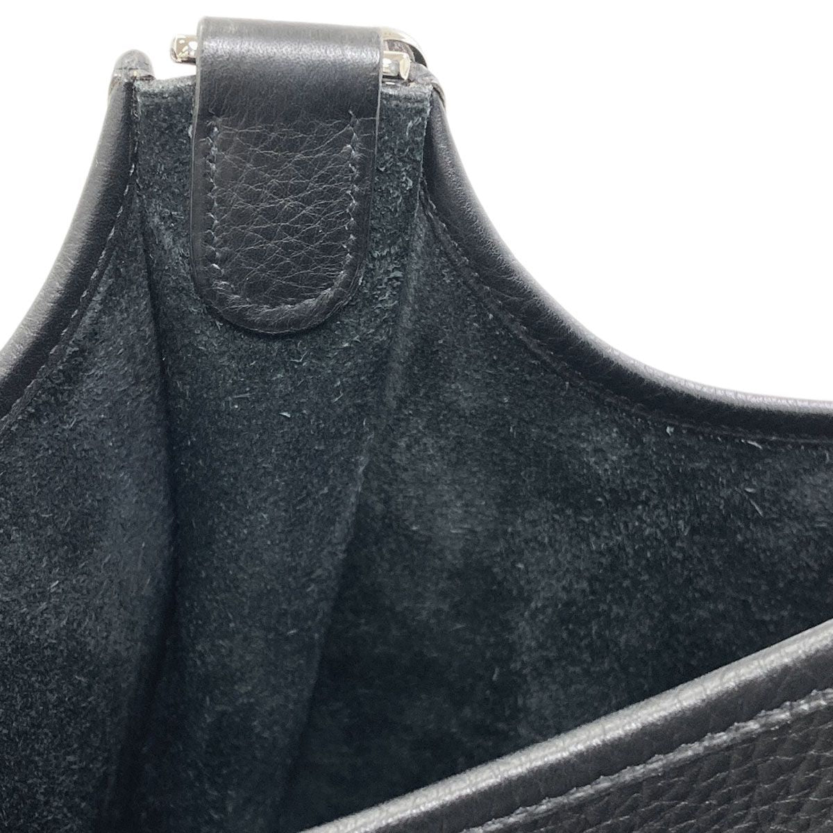 Hermes Evelyne 1 GM Silver Shoulder Bag Togo — view 8