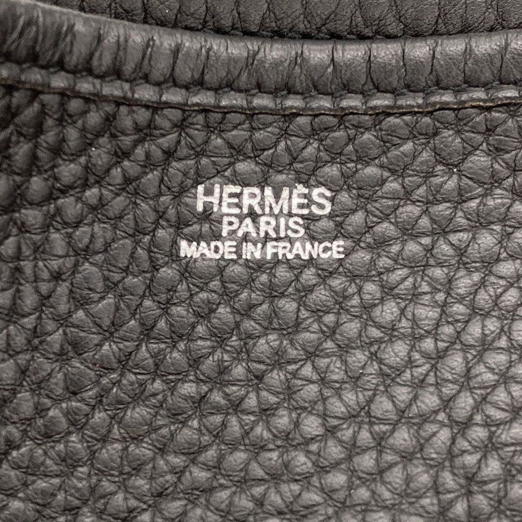 Hermes Evelyne 1 GM Silver Shoulder Bag Togo — view 6