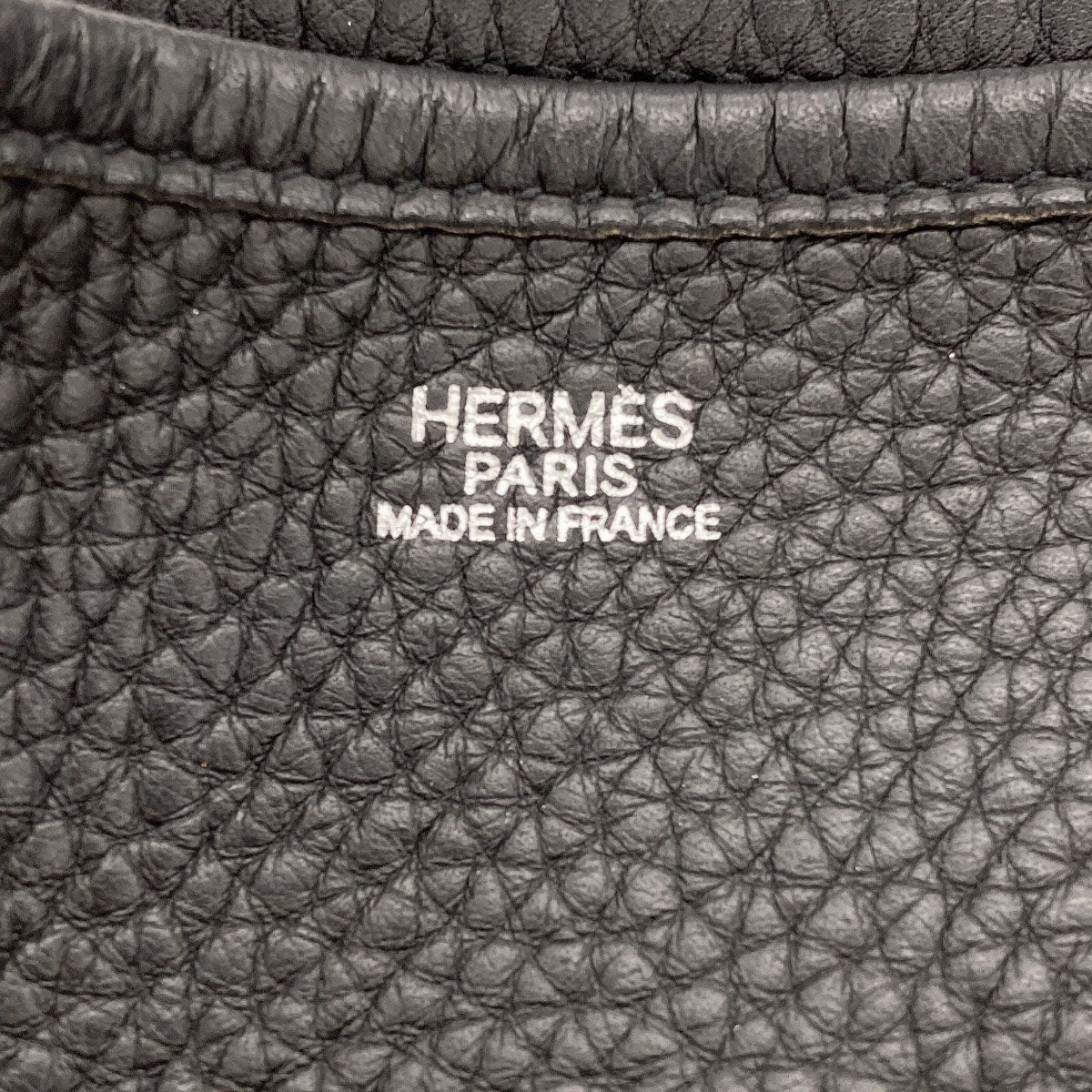 Hermes Evelyne 1 GM Silver Shoulder Bag Togo — view 6