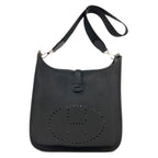 Hermes Evelyne 1 GM Silver Shoulder Bag Togo