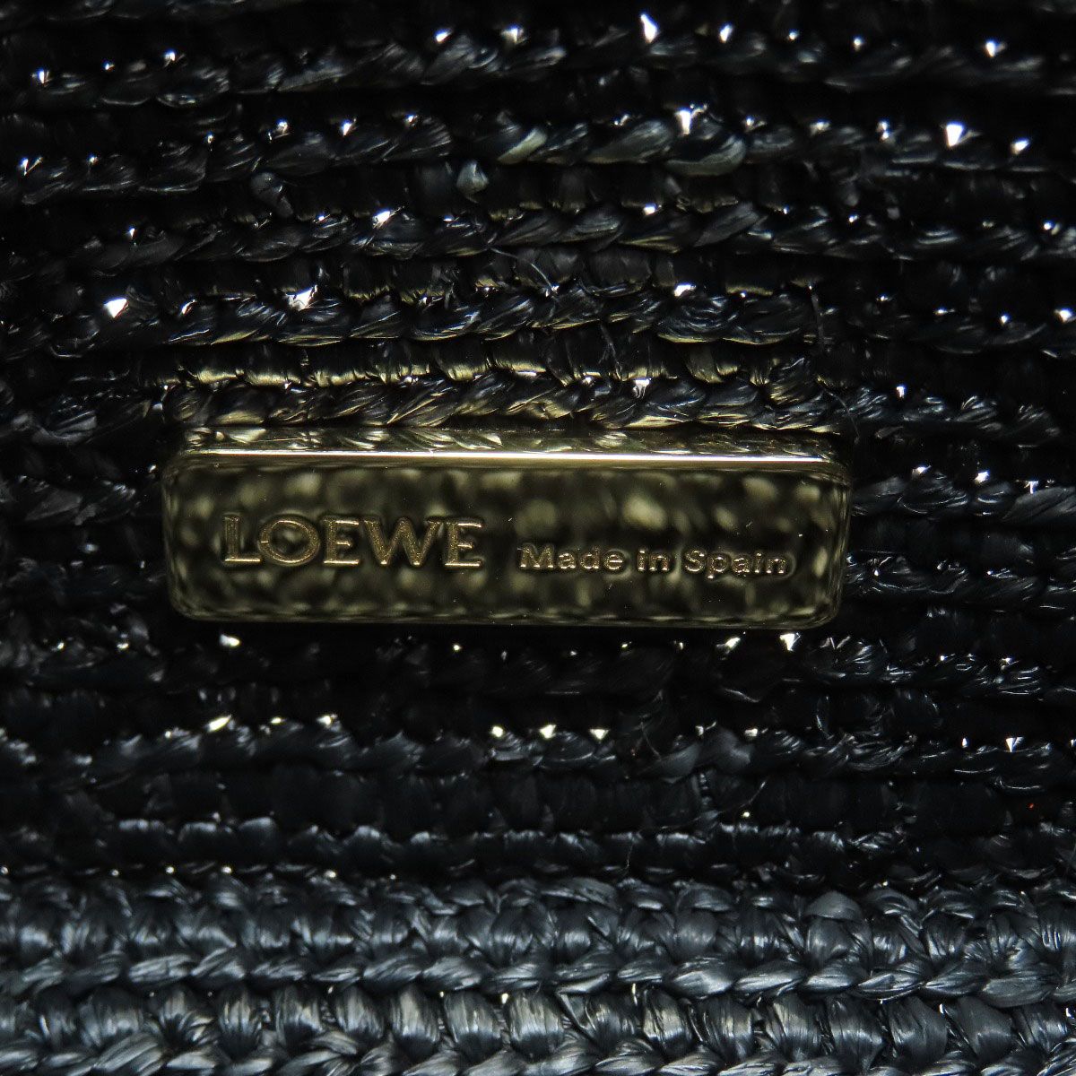 Loewe Ora 2-Way Handbag Raffia Leather — view 6