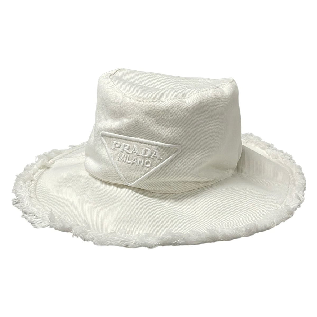 Prada Hat M White Cotton