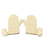 Louis Vuitton Gloves 23 Ivory Mittens Cashmere — view 2